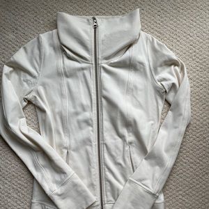 lululemon size 8 In Stride Jacket in Cream.